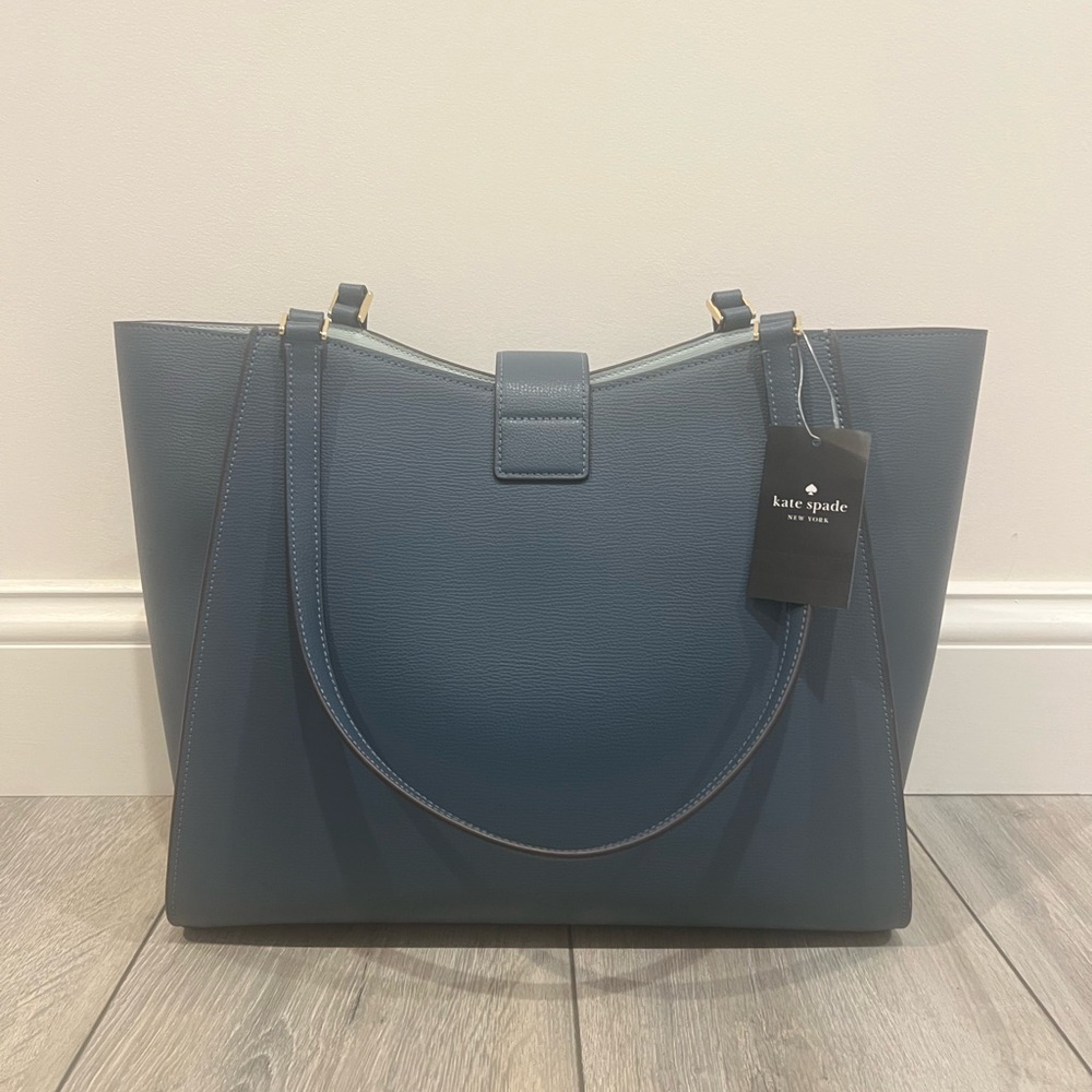 Kate Spade Bluestone Large Tote with Gold Accent - Picture 3 of 6